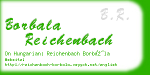 borbala reichenbach business card